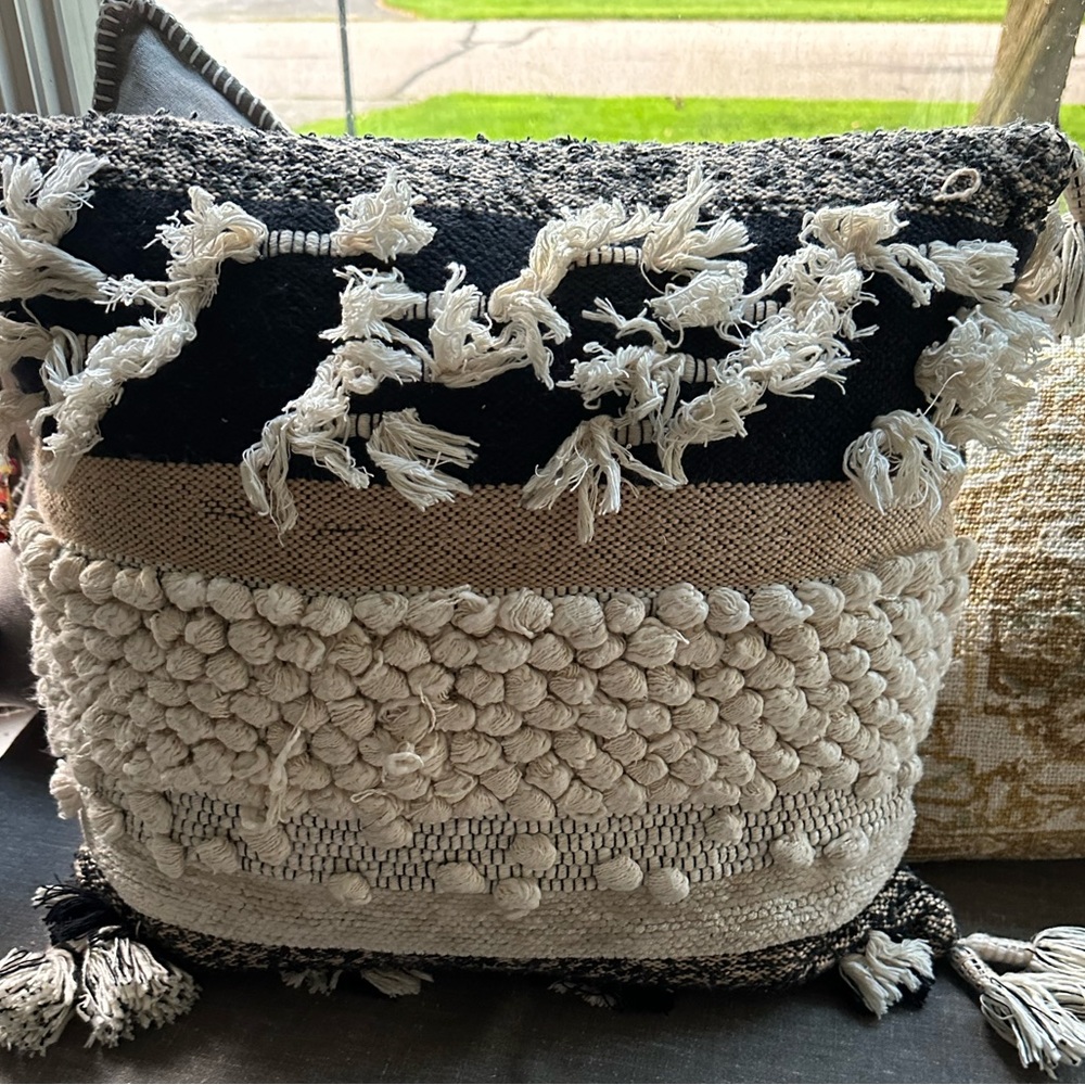 Anthropologie All Roads Lead to Yucca Throw Pillow